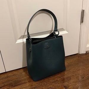 Coach Town Leather Bucket Bag
